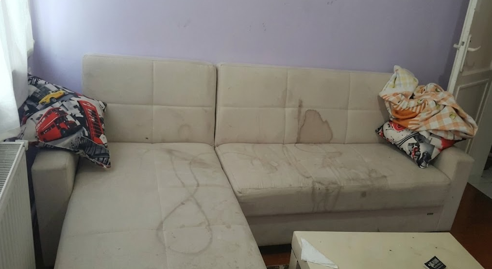 Kirli Koltuk Yıkama Öncesi Hal